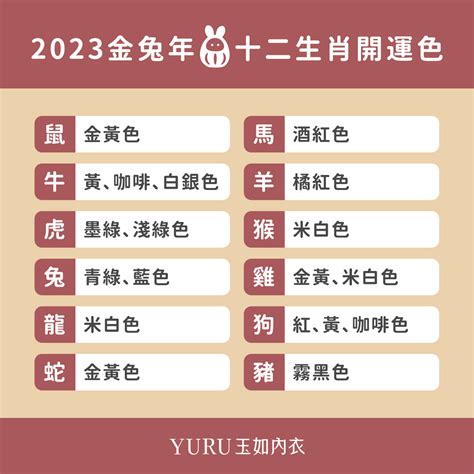 12生肖幸運顏色|2023兔年十二生肖幸運色公開！日本命理師揭密3顏色。